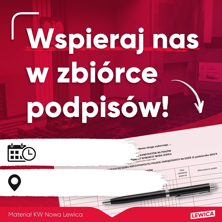 Podpisy pod listą do Sejmu RP 2 copy